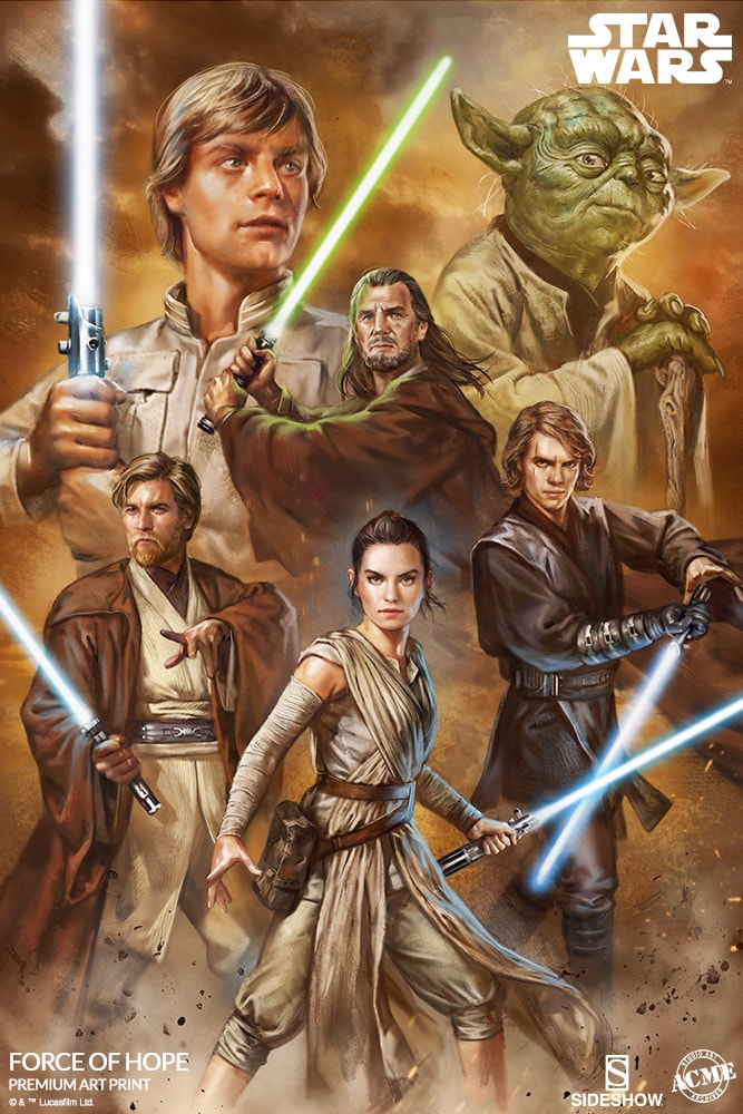 Star Wars Force of Hope Art Print  Exclusive Edition  View 3