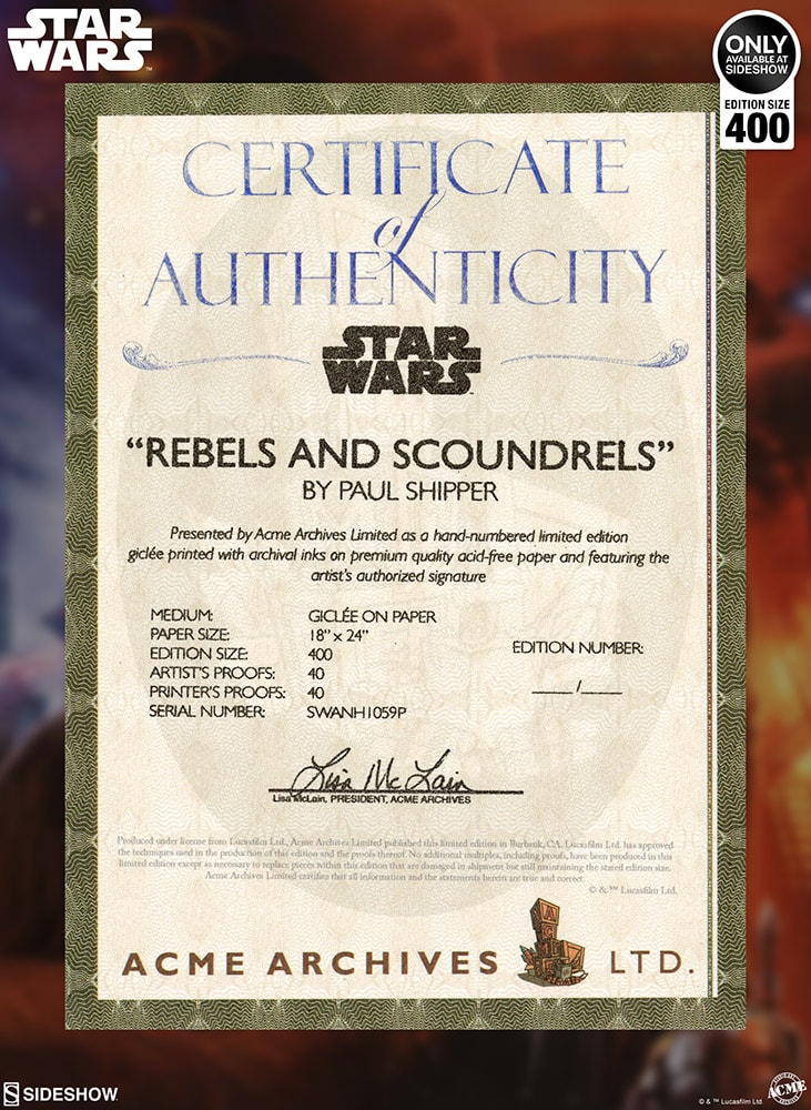 Star Wars Rebels & Scoundrels Art Print  View 6