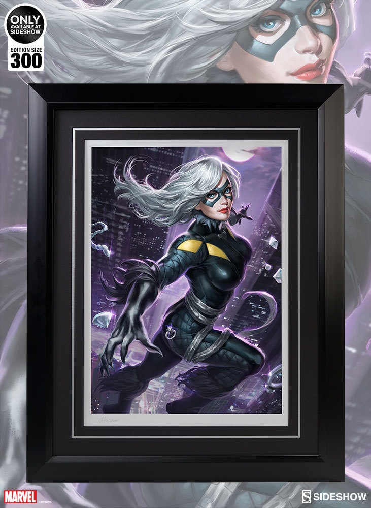 Marvel Black Cat Art Print  Exclusive Edition  View 2