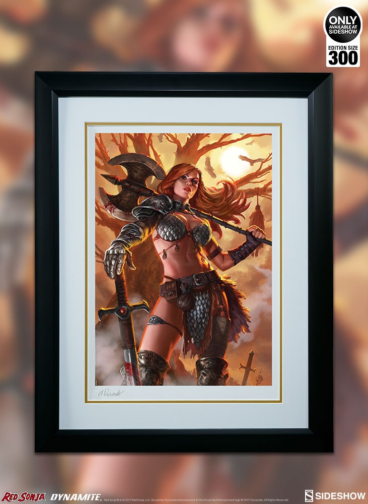 Red Sonja Red Sonja Art Print  Exclusive Edition  View 2