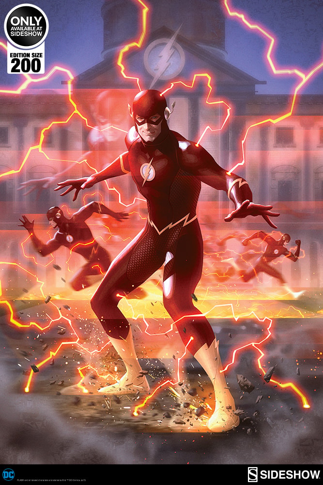 DC Comics The Flash Art Print  Exclusive Edition  View 3