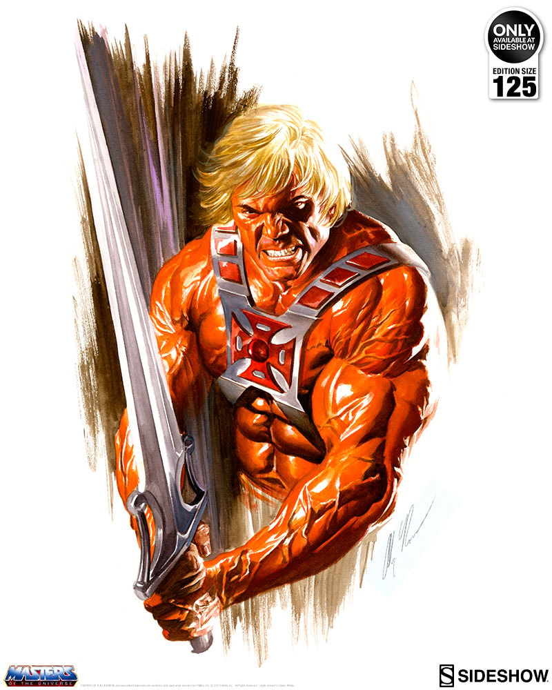 Masters of the Universe He-Man and Skeletor Art Print  Exclusive Edition  View 4