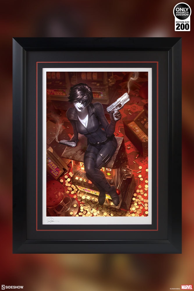 Marvel Domino Luck Be a Lady Art Print  Exclusive Edition  View 2