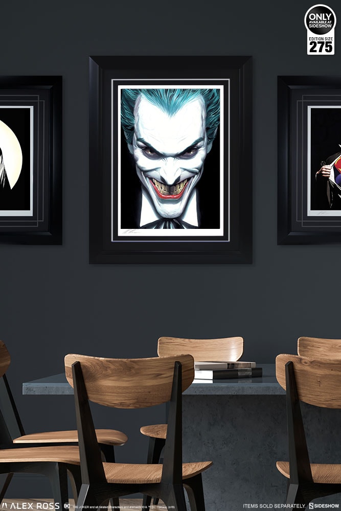 DC Comics The Joker Portraits of Villainy Art Print  Exclusive Edition  View 3