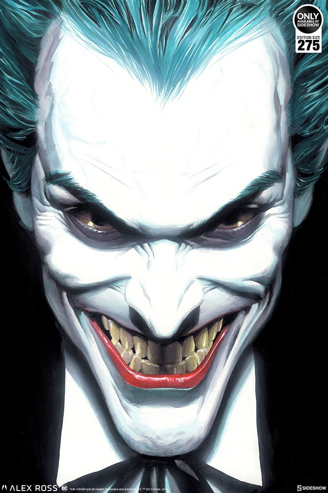 DC Comics The Joker Portraits of Villainy Art Print  Exclusive Edition  View 4