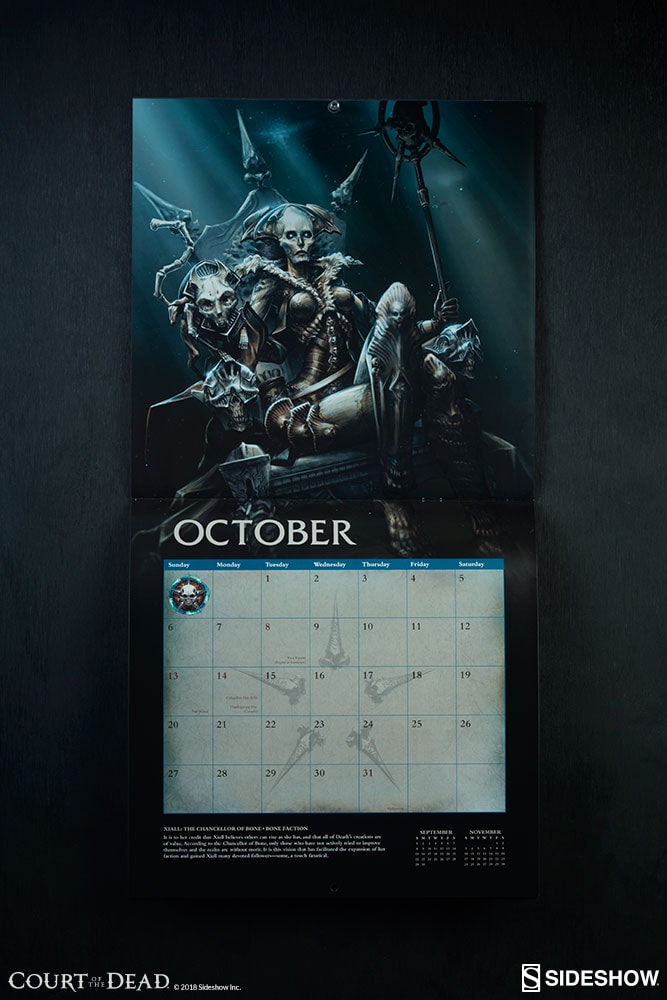 Court of the Dead Court of the Dead 2019 Deluxe Wall Calendar Miscellaneous Collectibles - Prototype Shown View 6