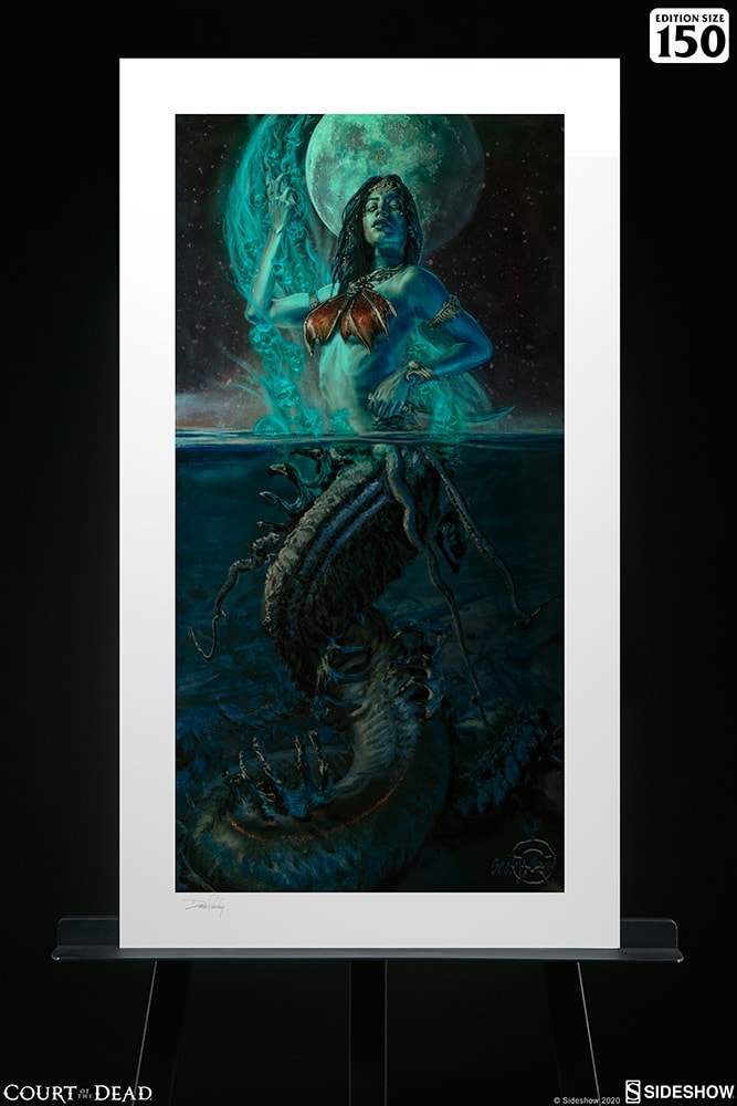 Court of the Dead Gallevarbe: Beyond the Veils Art Print  Exclusive Edition  View 2