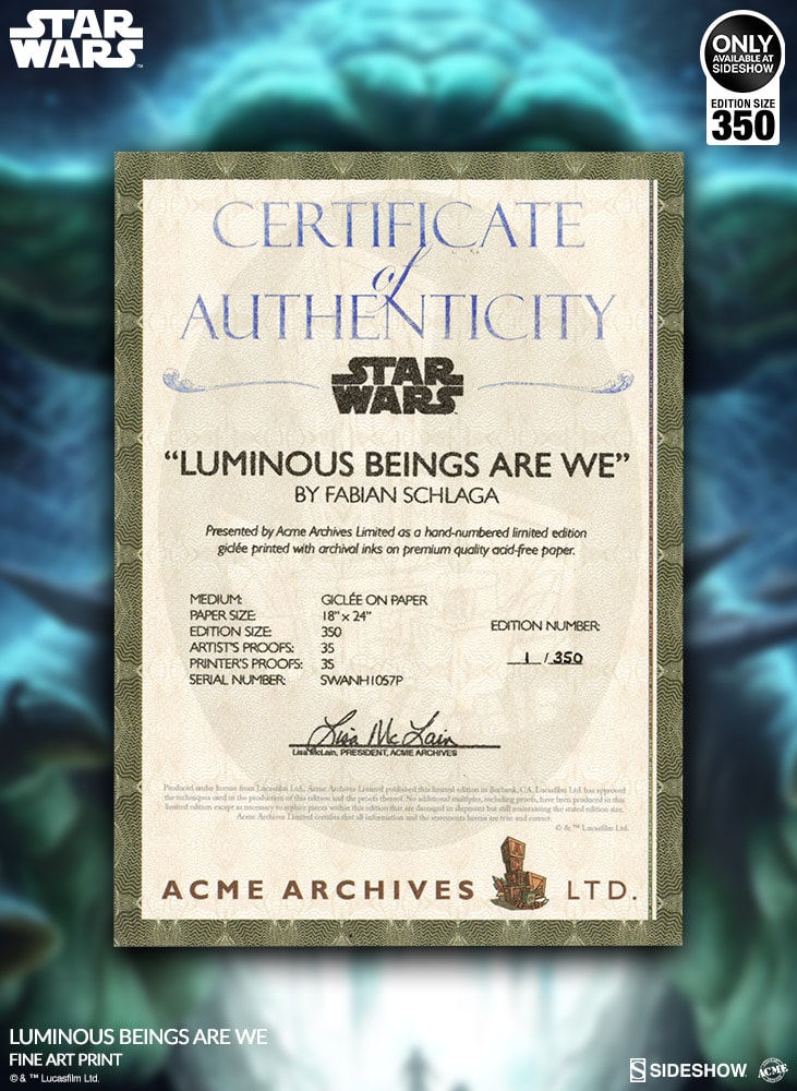 Star Wars Luminous Beings Are We Art Print  View 5