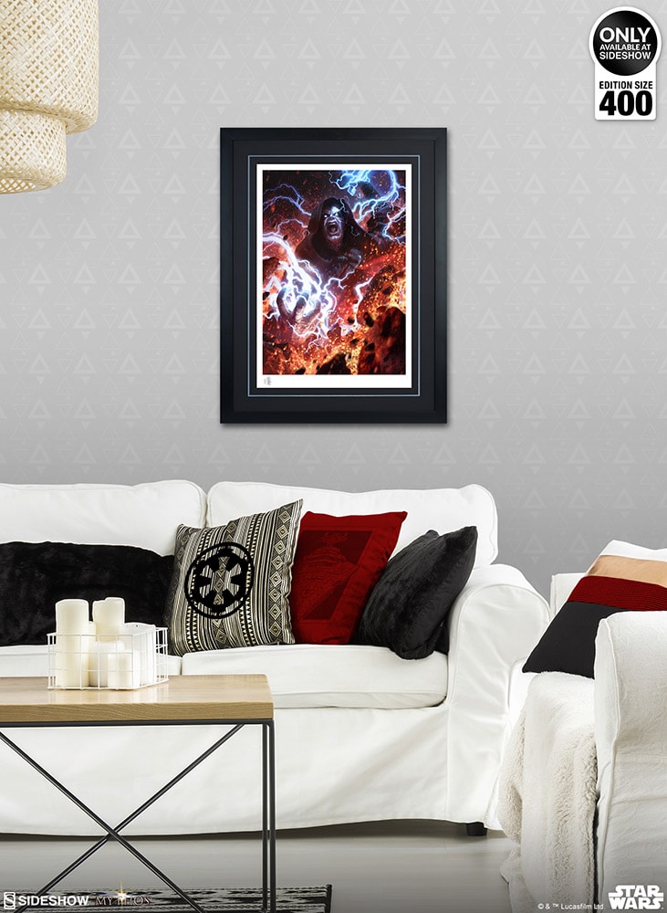 Star Wars Darth Sidious: Unlimited Power Art Print  Exclusive Edition  View 4