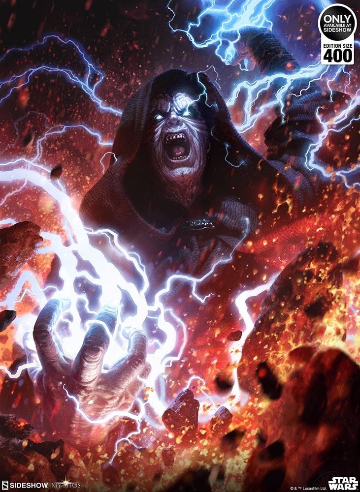 Star Wars Darth Sidious: Unlimited Power Art Print  Exclusive Edition  View 5