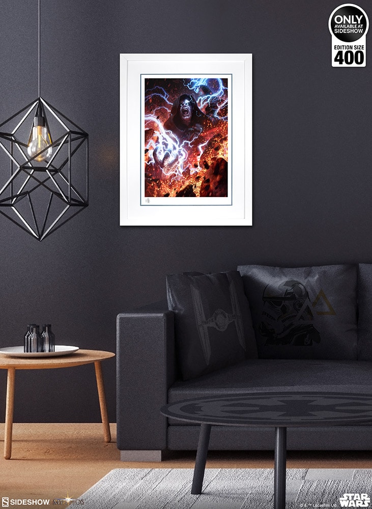 Star Wars Darth Sidious: Unlimited Power Art Print  Exclusive Edition  View 4