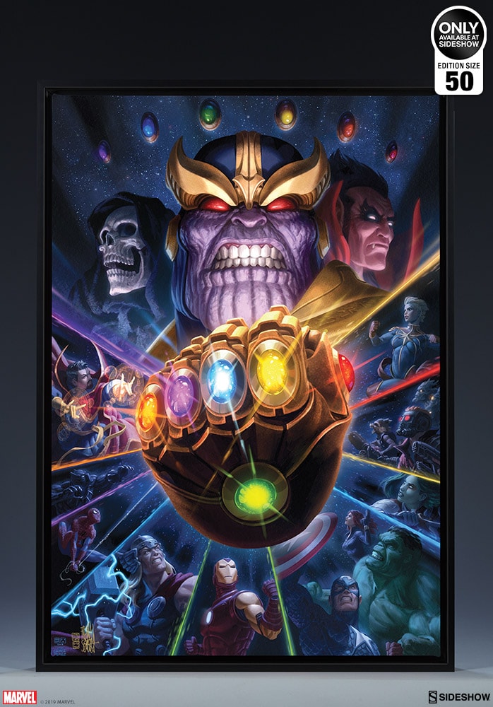 Marvel Thanos & Infinity Gauntlet Art Print  Exclusive Edition  View 2