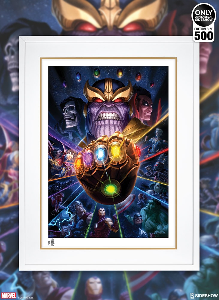 Marvel Thanos & Infinity Gauntlet Art Print  Exclusive Edition  View 2