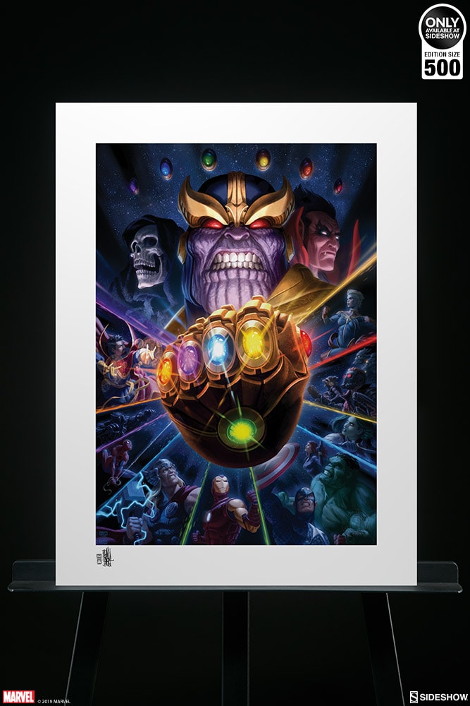 Marvel Thanos & Infinity Gauntlet Art Print  Exclusive Edition  View 2