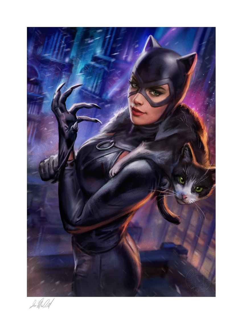 Catwoman #21 Fine Art Print by Ian MacDonald | Sideshow Collectibles