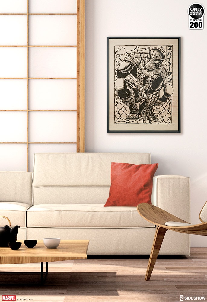 Spider-Man Print on Wood Variant