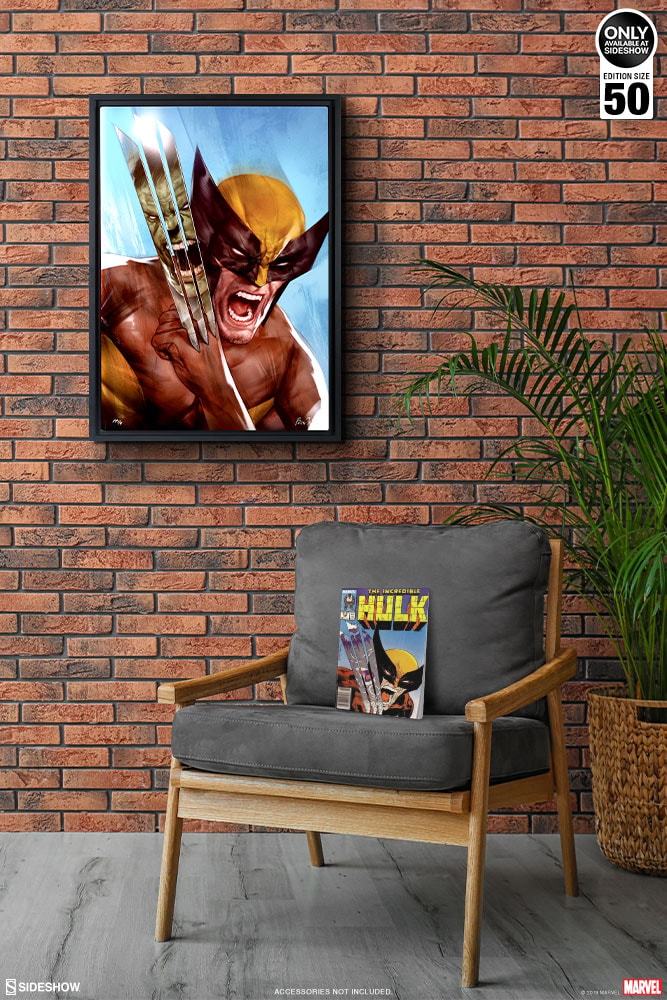 Marvel The Incredible Hulk vs Wolverine Art Print  Exclusive Edition  View 3