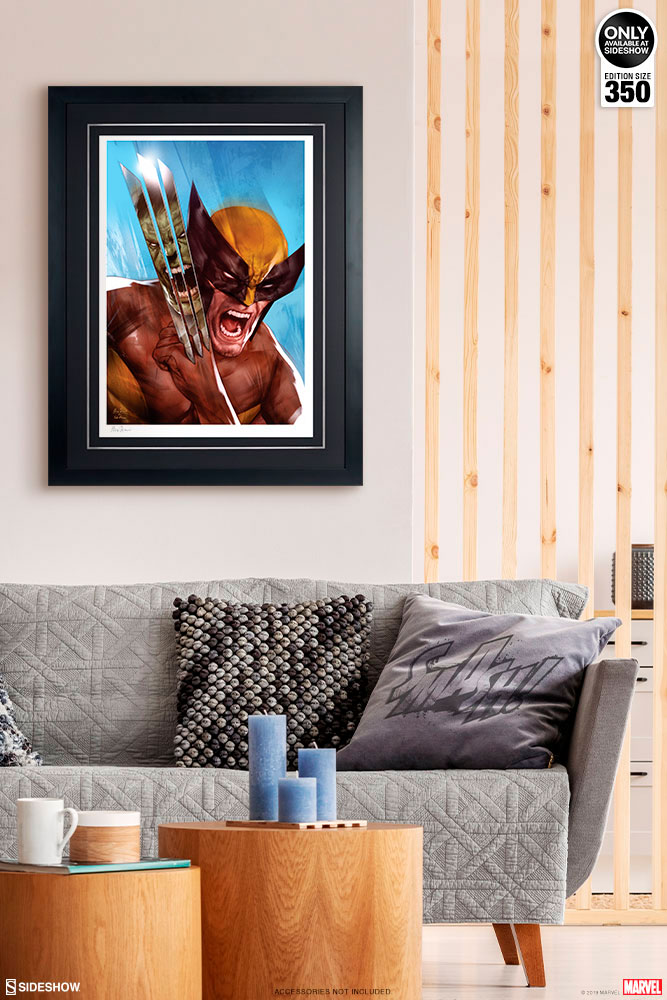 Marvel The Incredible Hulk vs Wolverine Art Print  Exclusive Edition  View 3