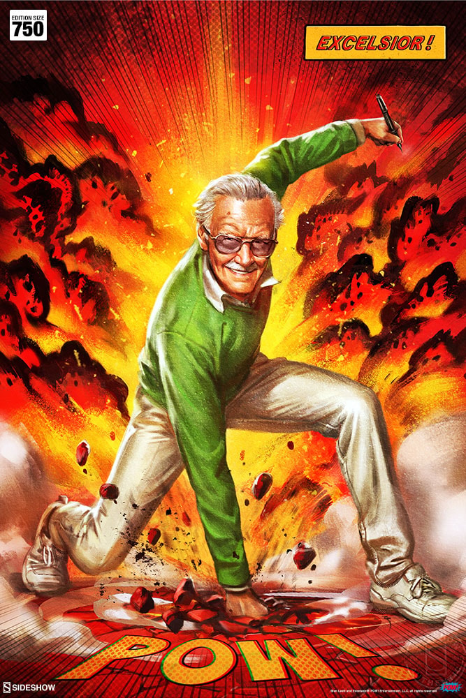Stan Lee Excelsior! Art Print  Exclusive Edition  View 4