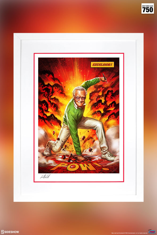 Stan Lee Excelsior! Art Print  Exclusive Edition  View 2