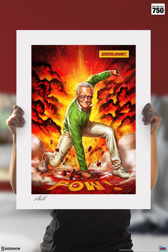Stan Lee Excelsior! Art Print  Exclusive Edition  View 6