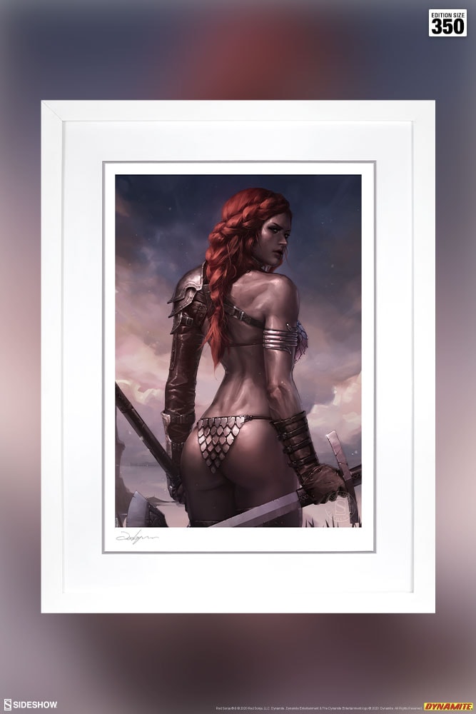 Dynamite Red Sonja: Birth of the She-Devil (Pre-Battle Version) Art Print  View 2