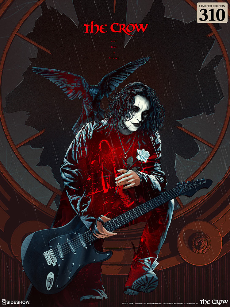 Evolution USA The Crow: Real Love Is Forever Art Print  Exclusive Edition  View 3
