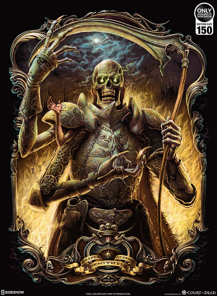 Court of the Dead Demithyle: Reaper General Art Print  Exclusive Edition  View 5