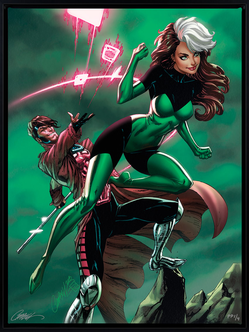 Marvel Uncanny X-Men: Rogue & Gambit Art Print  Exclusive Edition  View 5