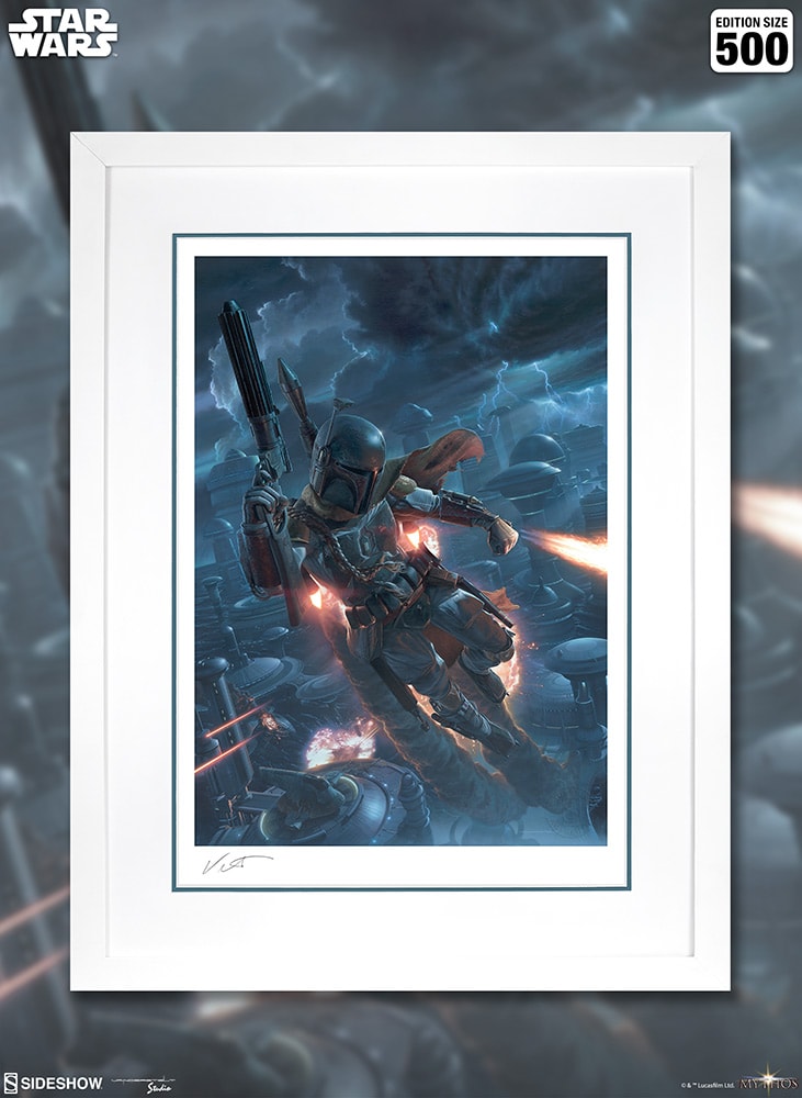 Star Wars The Mercenary Art Print  Exclusive Edition  View 2