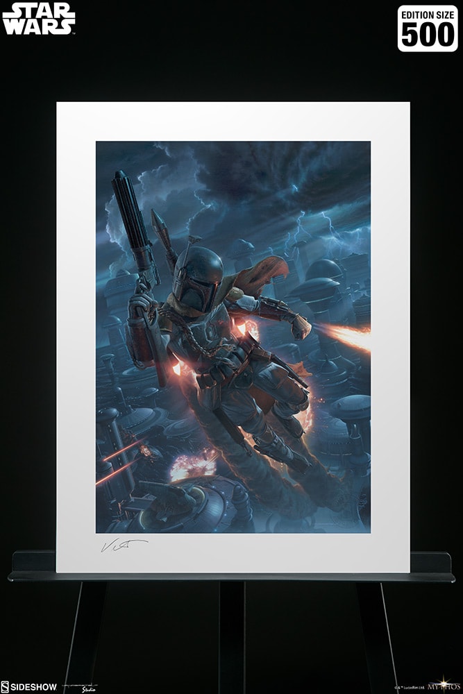 Star Wars The Mercenary Art Print  Exclusive Edition  View 2