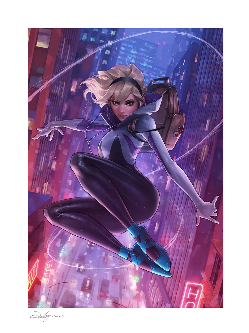Spider-Gwen Unmasked Variant by Jeehyung Lee | Sideshow Collectibles