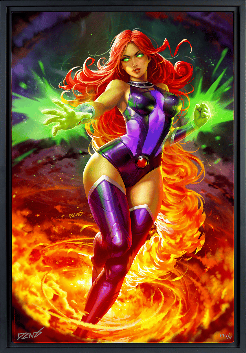 DC Comics Starfire Art Print  Exclusive Edition  View 2