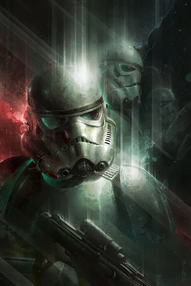 Star Wars Power in Numbers Art Print - Prototype Shown View 2