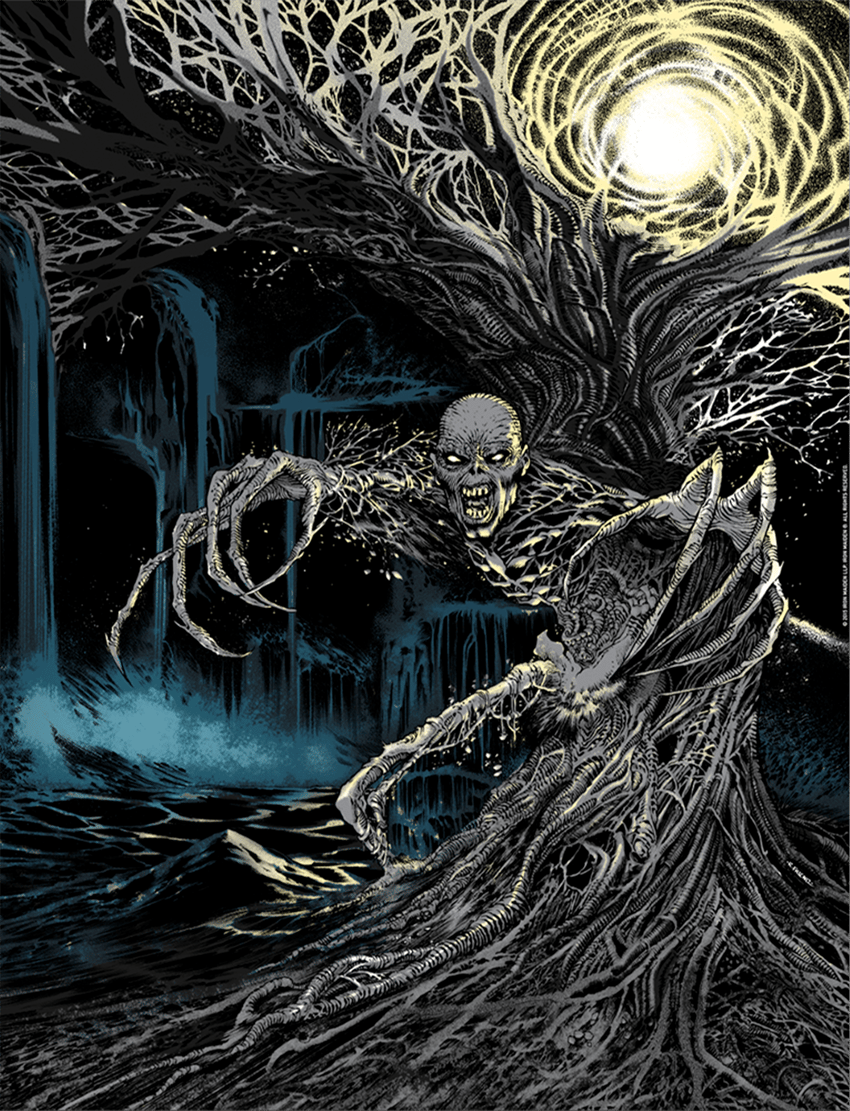 Fear of the Dark Silk Screen Art Print | Sideshow Collectibles
