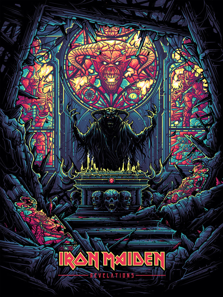 Iron Maiden Revelations Art Print - Prototype Shown View 2