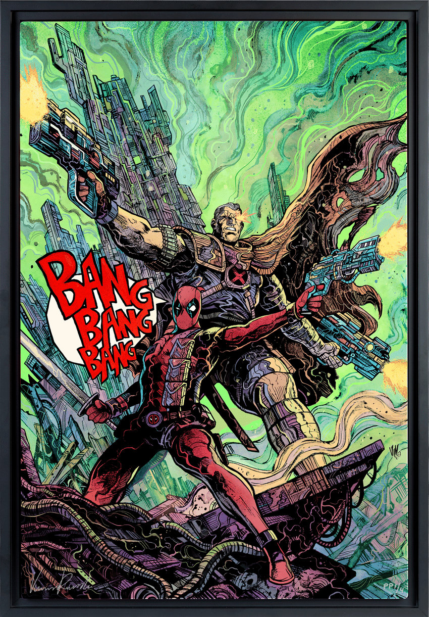 Marvel Deadpool & Cable Art Print  Exclusive Edition  View 2