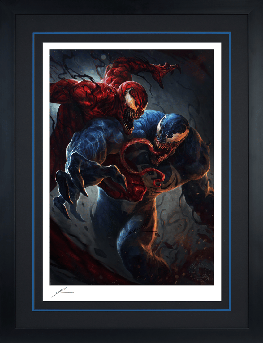 Marvel Venom vs Carnage Art Print  Exclusive Edition  View 2