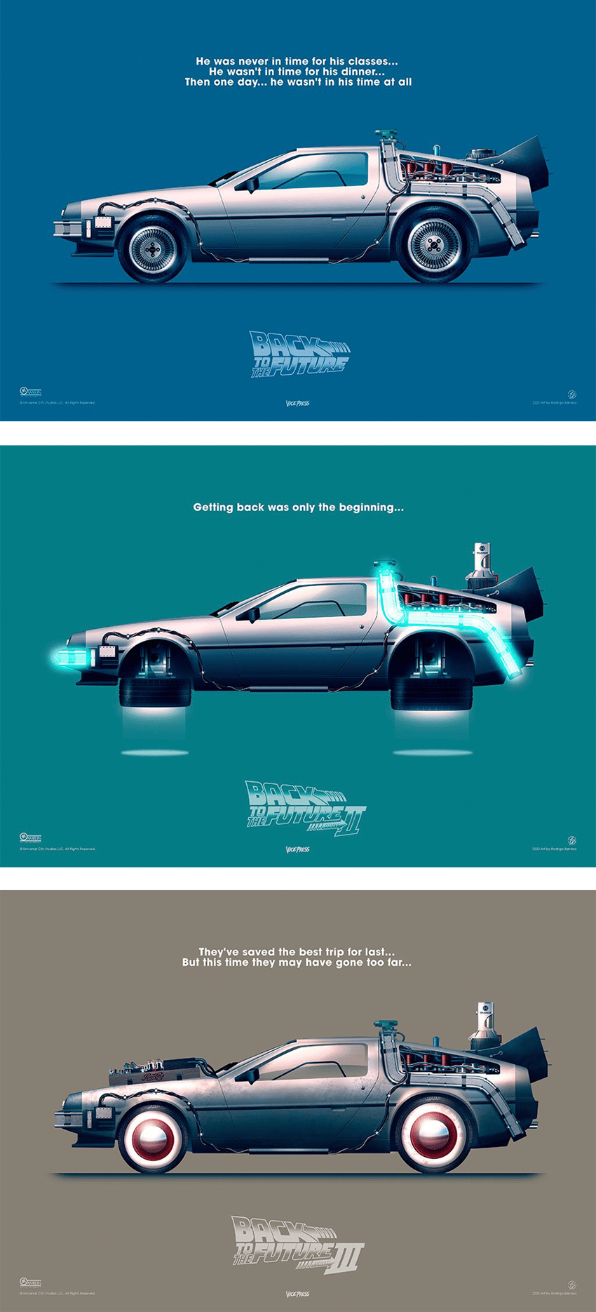 Back to the Future – Delorean Set View 2