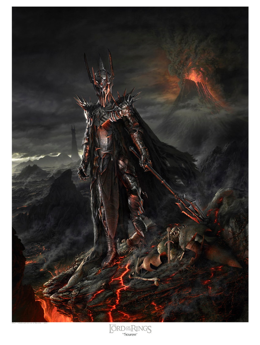 The Lord of the Rings Sauron Variant Art Print  View 3