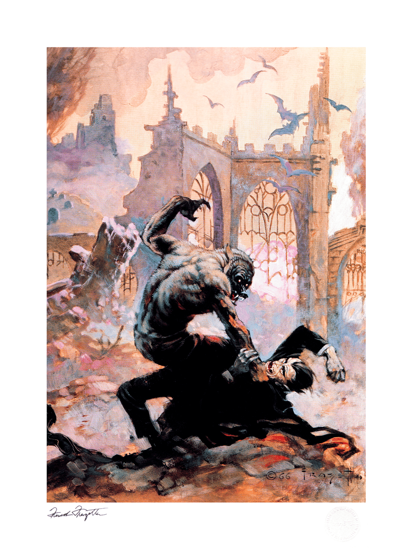 Werewolf and Dracula View 2