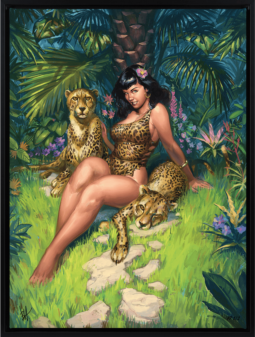 Bettie Page Jungle Bettie Art Print  Exclusive Edition  View 6