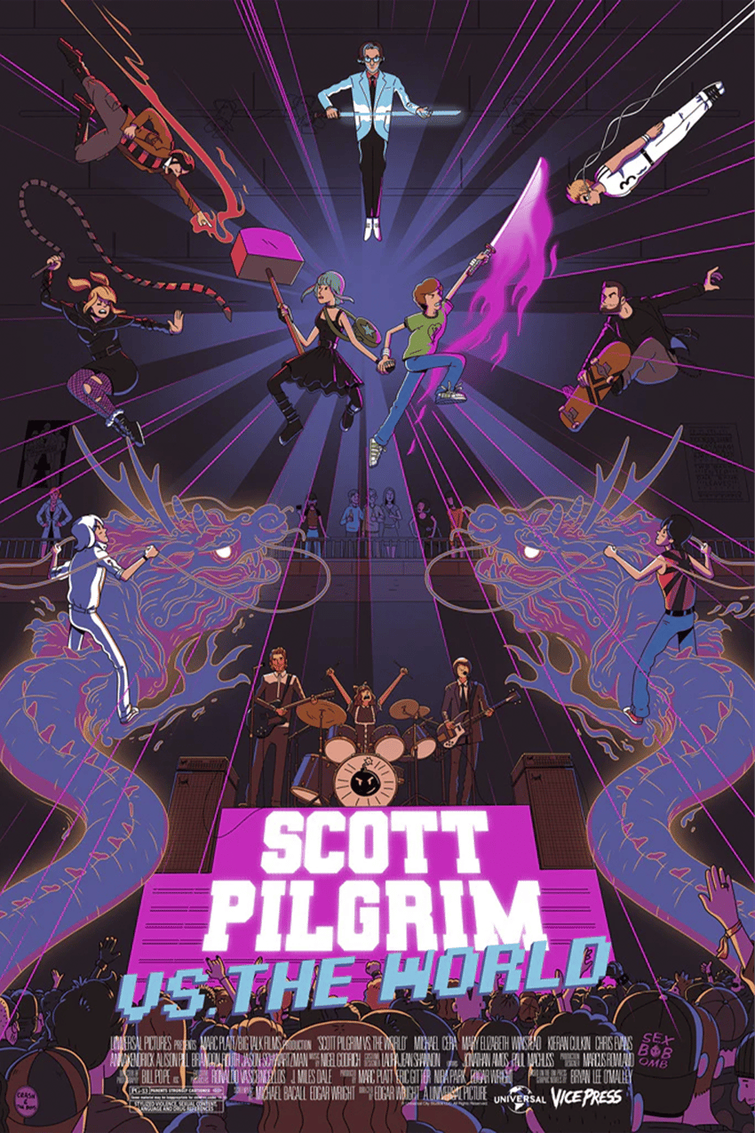 Scott Pilgrim Scott Pilgrim Vs the World Movie Poster  View 3