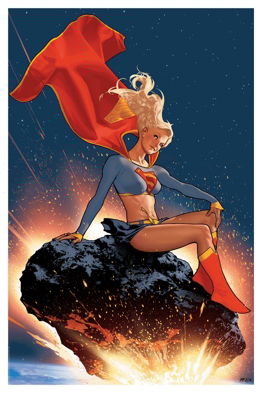 Supergirl Fine Art Print by Adam Hughes