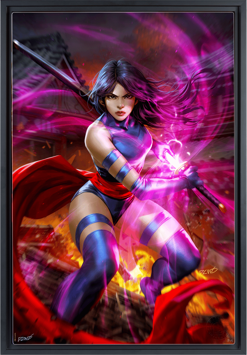 Marvel Psylocke Art Print  Exclusive Edition  View 6