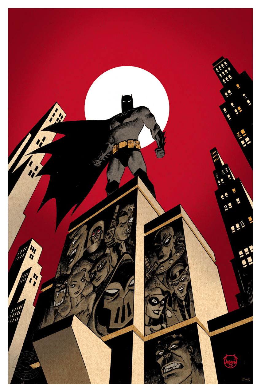 Batman: The Adventures Continue Fine Art Print by Dave Johnson