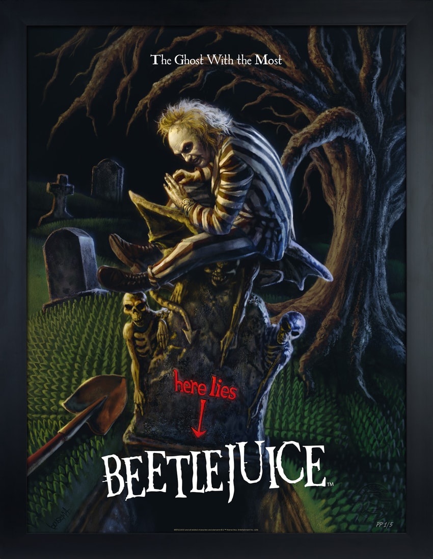 Beetlejuice Beetlejuice: The Ghost With the Most Movie Poster  Exclusive Edition  View 6