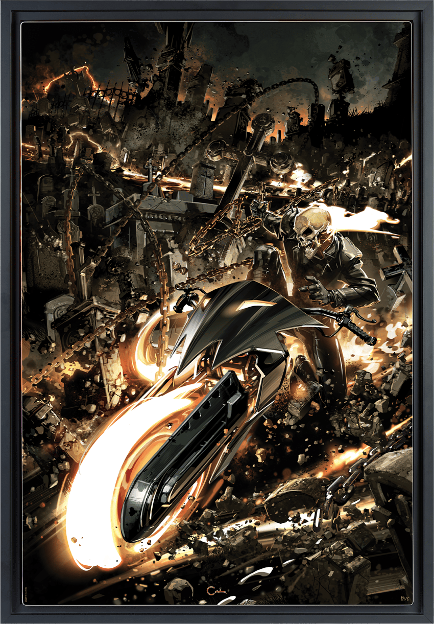 Marvel Ghost Rider Art Print  Exclusive Edition  View 4