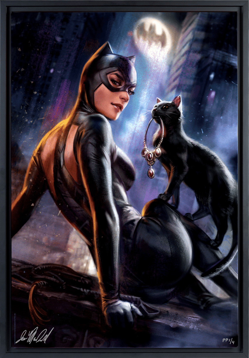 Catwoman: Girl's Best Friend Fine Art Print by Ian MacDonald