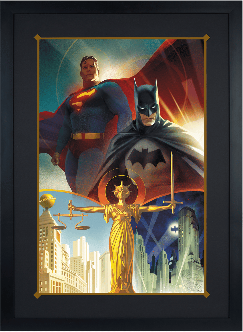 DC Comics Batman & Superman: World's Finest Art Print  Exclusive Edition  View 4